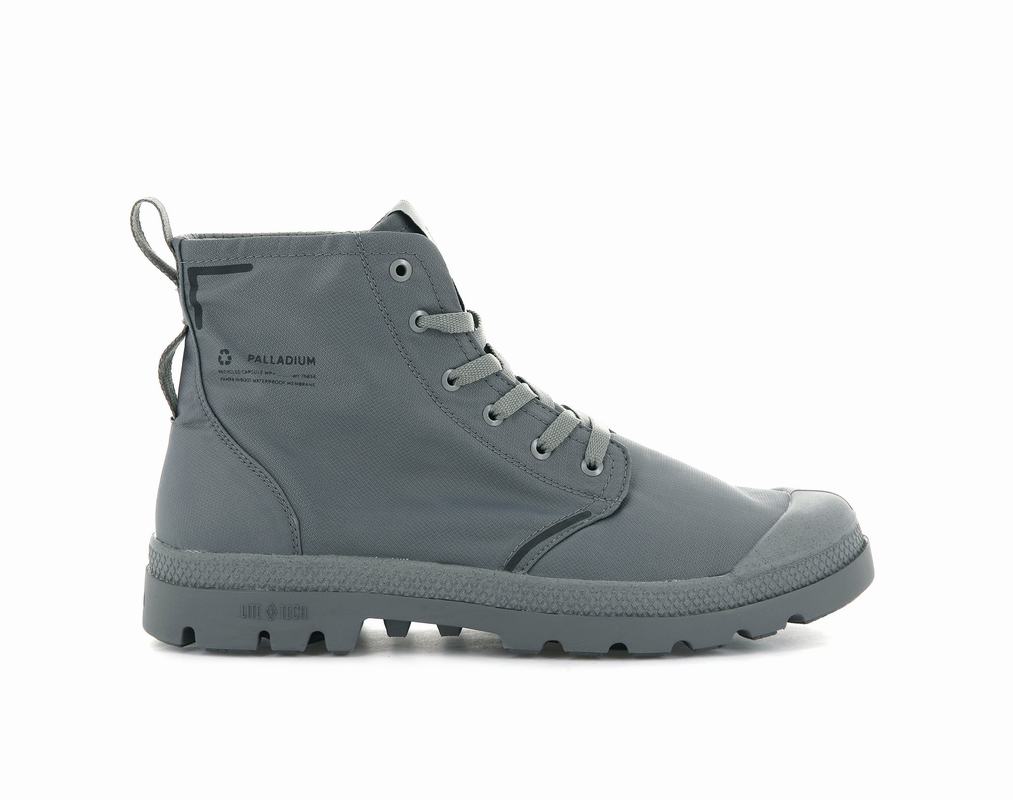 Palladium Pampa Lite+ Recycle Wp+ Muške Vodootporna Čizme Tamno Sive ||RW3568742||